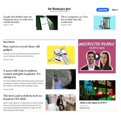Esempio di Disco: promozione del podcast in una pagina contestuale